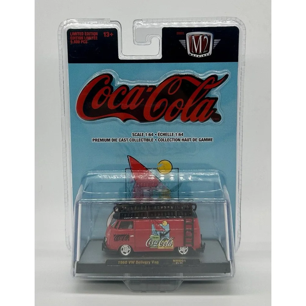 M2 Machines Coca-Cola 1960 VW Delivery Van NMD01 Surf Van 1:64 NEW